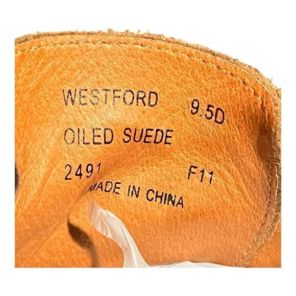 Polo Ralph Lauren Weatford Oiled Suede Tan Derby size 9.5D main image 6